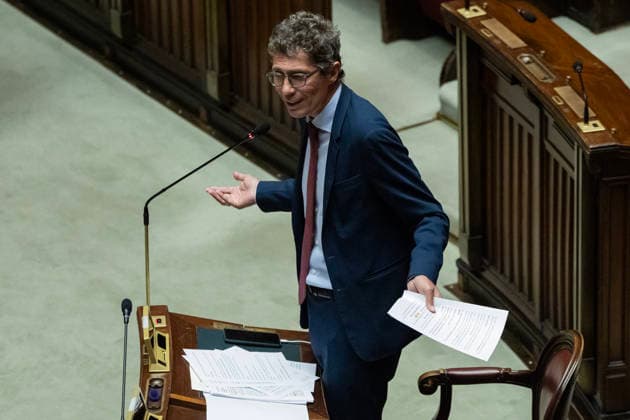 September 30, 2026, Rome, Italia, Italy: Riccardo Magi during the general debate on electoral law reform at the Chamber of Deputies, Rome, September 30, 2026 Rome Italy  - ZUMAa289 20260930_zia_a289_107 Copyright: xFrancescoxFotiax xAgfx