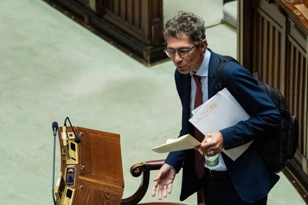 September 30, 2026, Rome, Italia, Italy: Riccardo Magi during the general debate on electoral law reform at the Chamber of Deputies, Rome, September 30, 2026 Rome Italy  - ZUMAa289 20260930_zia_a289_108 Copyright: xFrancescoxFotiax xAgfx