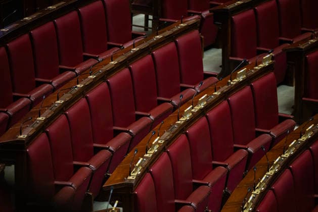 September 30, 2026, Rome, Italia, Italy: Empty seats during the general debate on electoral law reform in the Chamber of Deputies, Rome, September 30, 2026. Rome Italy  - ZUMAa289 20260930_zia_a289_110 Copyright: xFrancescoxFotiax xAgfx