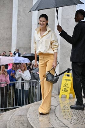 PFW Courreges Outside Arrivals JR Bianca Balti arriving at the Courreges show during Paris Fashion Week, in Paris, France on 30 September 2026. Photo by Julien Reynaud APS-Medias ABACAPRESS.COM Paris France  Copyright: xReynaudxJulien APS-Medias ABACAx