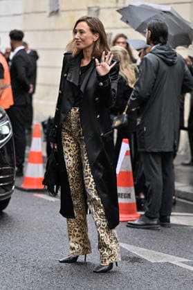 PFW Balmain Outside Arrivals JR Laura Smet arriving at the Balmain show during Paris Fashion Week, in Paris, France on 30 September 2026. Photo by Julien Reynaud APS-Medias ABACAPRESS.COM Paris France  Copyright: xReynaudxJulien APS-Medias ABACAx