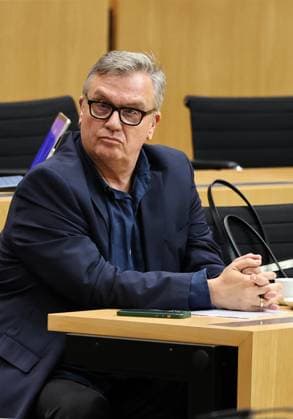 Thuringian State Parliament Justice Committee, September 30, 2026, Erfurt, Thuringian State Parliament, Justice Committee, Oral Hearing on the Motion by the Die Linke Parliamentary Group to Initiate Proceedings to Ban the AfD; Pictured: Hape Kerkeling, Who Is to Be Heard