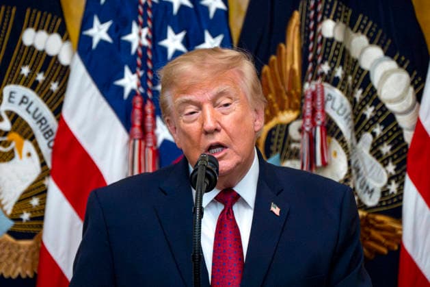 President Donald Trump hosts a Hispanic Heritage Month celebration in the East Room of the White House in Washington, DC on Wednesday, September 30, 2026.  WAP20260930300 BONNIExCASH