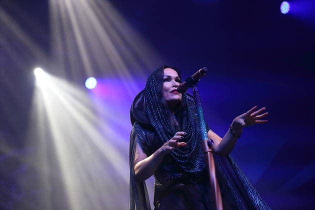 Tarja Turunen, also known as Tarja, at a concert at Huxleys Neue Welt in Berlin, September 30, 2026 Tarja Concert Berlin