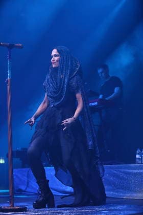 Tarja Turunen, also known as Tarja, at a concert at Huxleys Neue Welt in Berlin, September 30, 2026 Tarja Concert Berlin