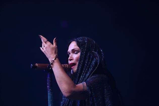 Tarja Turunen, also known as Tarja, at a concert at Huxleys Neue Welt in Berlin, September 30, 2026 Tarja Concert Berlin