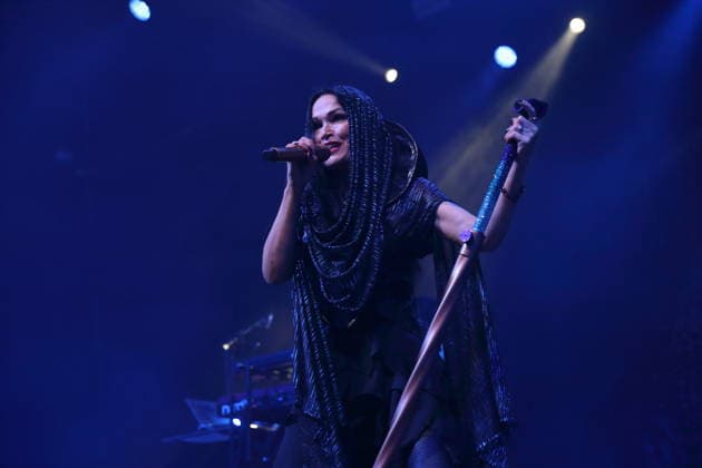 Tarja Turunen, also known as Tarja, at a concert at Huxleys Neue Welt in Berlin, September 30, 2026 Tarja Concert Berlin