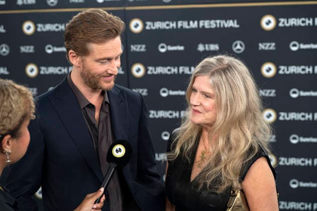 Alexander Fehling and Barbara Sukowa at the premiere of the film *Eurotrash* at the 22nd Zurich Film Festival at Arthouse Le Paris in Zurich, September 30, 2026 Foto:xA.xRaemyx xFuturexImagex eurotrash_6909