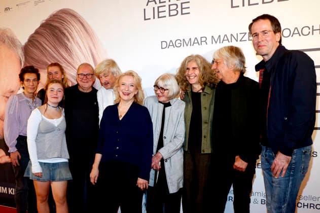 Guests Anna von Seld, Alexandra Kordes, Joachim Krol, Christoph Hein, Dagmar Manzel, Liane Düsterhöft, Laila Stieler, Andreas Dresen, and Björn Hoffmann at the premiere of the film *Alte Liebe* at Kino International in Berlin, September 30, 2026 Foto:xA.xBuggex xFuturexImagex liebe_6908