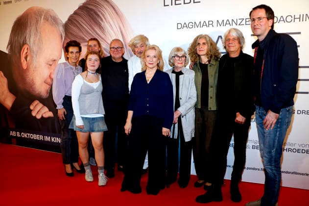 Guests Anna von Seld, Alexandra Kordes, Joachim Krol, Christoph Hein, Dagmar Manzel, Liane Düsterhöft, Laila Stieler, Andreas Dresen, and Björn Hoffmann at the premiere of the film *Alte Liebe* at Kino International in Berlin, September 30, 2026 Foto:xA.xBuggex xFuturexImagex liebe_6909