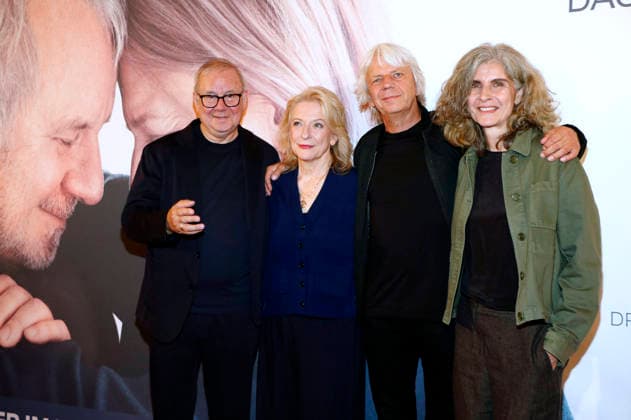 Joachim Krol, Dagmar Manzel, Andreas Dresen, and Laila Stieler at the premiere of the film *Alte Liebe* at Kino International in Berlin, September 30, 2026 Foto:xA.xBuggex xFuturexImagex liebe_6915