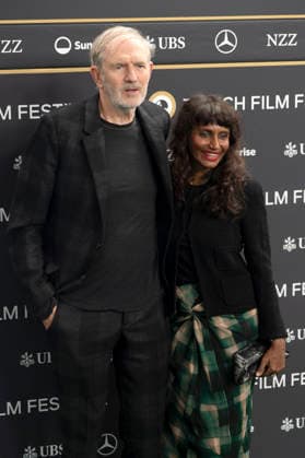 Anton Corbijn with his wife, Nini Corbijn, at the premiere of the film *A Talent for Murder* at the 22nd Zurich Film Festival at Corso Zurich, September 30, 2026 Foto:xA.xRaemyx xFuturexImagex murder_6407