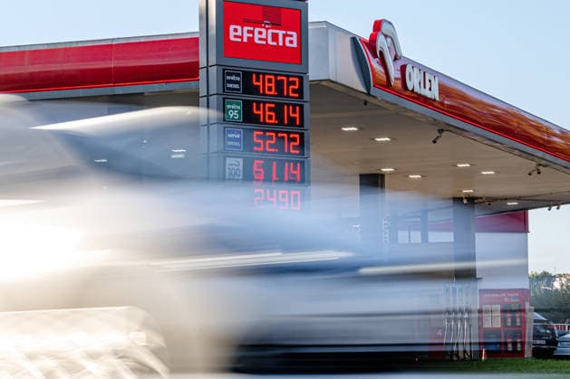 Orlen filling station in Hradec Kralove, Czech Republic, on October 1, 2026. Fuel price regulations, reintroduced by the state due to high diesel and petrol prices, came into effect today. (CTKxPhoto DavidxTanecek) CTKPhotoP2026100102171  CTKPhotoP2026100102171