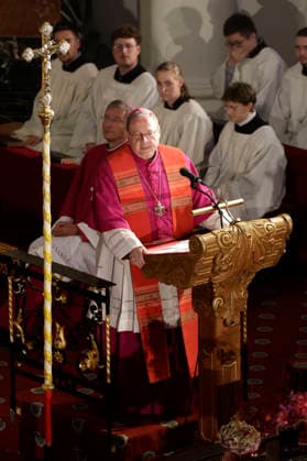 Georg Bätzing at the Boniface Vespers during the fall general assembly of the German Bishops’ Conference at Fulda Cathedral, Fulda, September 30, 2026 Foto:xP.xBackx xFuturexImagex bonifatiusvesper_6909
