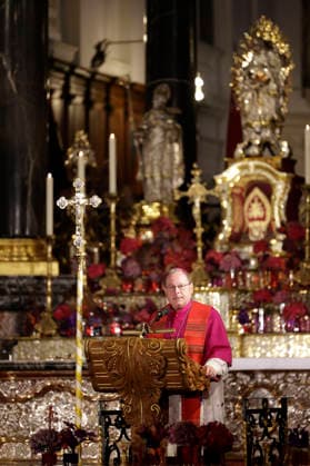 Georg Bätzing at the Boniface Vespers during the fall general assembly of the German Bishops’ Conference at Fulda Cathedral, Fulda, September 30, 2026 Foto:xP.xBackx xFuturexImagex bonifatiusvesper_6916