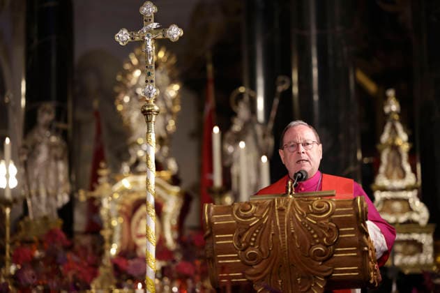 Georg Bätzing at the Boniface Vespers during the Fall General Assembly of the German Bishops Conference at Fulda Cathedral, Fulda, September 30, 2026 Foto:xP.xBackx xFuturexImagex bonifatiusvesper_6920