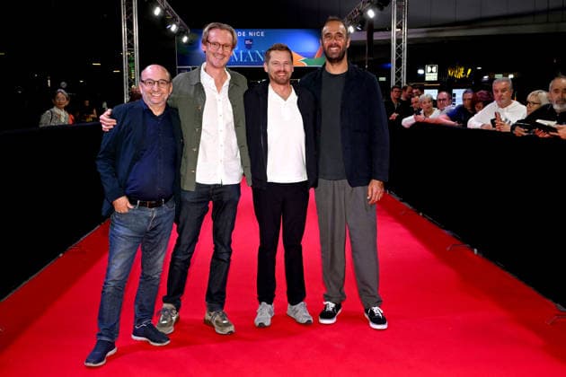 Pierre Deladonchamps and his team on the red carpet at the third night of the Cinéroman Festival at Pathé Gare du Sud in Nice on September 30, 2026. Bruno Bebert, Dominique Jacovides, Bestimage. Red carpet at the third night of the Cinéroman Festival at Pathé Gare du Sud in Nice on September 30, 2026, Nice, France  Copyright: xDominiquexJacovidesx-xBrunoxBebertx xBestimagexDominiquexJacovidesx-xBrunoxBebertx xBestimagex