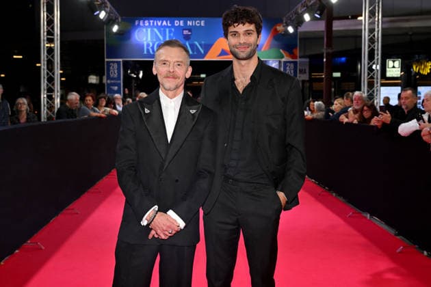 Simon Pegg and Liam Hellmann on the red carpet at the third night of the Cinéroman Festival at Pathé Gare du Sud in Nice on September 30, 2026 Bruno Bebert Dominique Jacovides Bestimage Red carpet at the third night of the Cinéroman Festival at Pathé Gare du Sud in Nice on September 30, 2026, Nice, France  Copyright: xDominiquexJacovidesx-xBrunoxBebertx xBestimagexDominiquexJacovidesx-xBrunoxBebertx xBestimagex