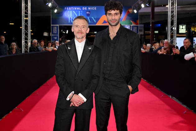 Simon Pegg and Liam Hellmann on the red carpet at the third night of the Cinéroman Festival at Pathé Gare du Sud in Nice on September 30, 2026 Bruno Bebert Dominique Jacovides Bestimage Red carpet at the third night of the Cinéroman Festival at Pathé Gare du Sud in Nice on September 30, 2026, Nice, France  Copyright: xDominiquexJacovidesx-xBrunoxBebertx xBestimagexDominiquexJacovidesx-xBrunoxBebertx xBestimagex