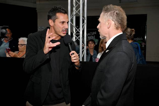 Simon Pegg and Liam Hellmann on the red carpet at the third night of the Cinéroman Festival at Pathé Gare du Sud in Nice on September 30, 2026. Bruno Bebert, Dominique Jacovides, Bestimage. Red carpet at the third night of the Cinéroman Festival at Pathé Gare du Sud in Nice on September 30, 2026, Nice, France  Copyright: xDominiquexJacovidesx-xBrunoxBebertx xBestimagexDominiquexJacovidesx-xBrunoxBebertx xBestimagex