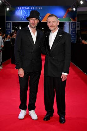 Marc Antoine Barrois and Simon Pegg on the red carpet at the third night of the Cinéroman Festival at Pathé Gare du Sud in Nice on September 30, 2026 Bruno Bebert Dominique Jacovides Bestimage Red carpet at the third night of the Cinéroman Festival at Pathé Gare du Sud in Nice on September 30, 2026, Nice, France  Copyright: xDominiquexJacovidesx-xBrunoxBebertx xBestimagexDominiquexJacovidesx-xBrunoxBebertx xBestimagex