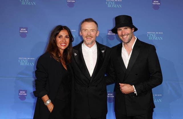 Nathalie Benoin, Simon Pegg and Marc Antoine Barrois Red carpet at the third night of the Cinéroman Festival at Pathé Gare du Sud in Nice on September 30, 2026 Bruno Bebert Dominique Jacovides Bestimage Red carpet at the third night of the Cinéroman Festival at Pathé Gare du Sud in Nice on September 30, 2026 Nice  Copyright: xDominiquexJacovidesx-xBrunoxBebertx xBestimagexDominiquexJacovidesx-xBrunoxBebertx xBestimagex