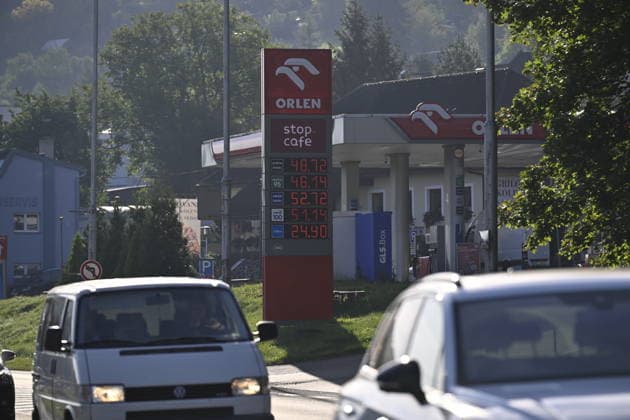 Orlen filling station in Zlin, Czech Republic, on October 1, 2026. Fuel price regulations, reintroduced by the state due to high diesel and petrol prices, came into effect today. (CTKxPhoto DaliborxGluck) CTKPhotoP2026100102341  CTKPhotoP2026100102341