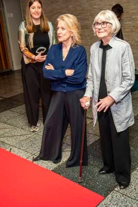 ABB ALTELIEBE Dagmar Manzel and Liane Duesterhoeft at the German premiere of the feature film *Alte Liebe* at the Kino International in Berlin on September 30, 2026, Berlin, Germany