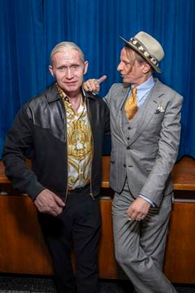 ABB ALTELIEBE Vincent Lange and Alexander Scheer at the German premiere of the feature film *Alte Liebe* at the Kino International in Berlin on September 30, 2026, Berlin, Germany