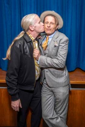 ABB ALTELIEBE Vincent Lange and Alexander Scheer at the German premiere of the feature film *Alte Liebe* at the Kino International in Berlin on September 30, 2026, Berlin, Germany