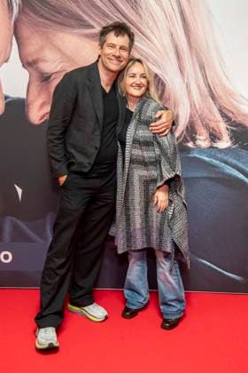ABB ALTE LIEBE: Tilmar Kuhn and Katharine Mehrling at the German premiere of the feature film *Alte Liebe* at the Kino International in Berlin on September 30, 2026, Berlin, Germany