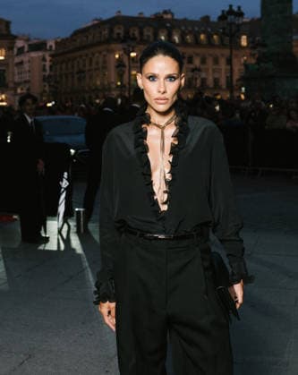 Bianca Balti at the Tom Ford Spring Summer 2027 Women’s Ready-to-Wear Collection fashion show during Paris Fashion Week (PFW) on September 30, 2026. Sam Delpech, Bestimage. Celebrities at the Tom Ford Spring Summer 2027 Women’s’s Ready-to-Wear Collection at Paris Fashion Week (PFW) on September 30, 2026, Paris, France  Copyright: xSamxDelpechx xBestimagexSamxDelpechx xBestimagex
