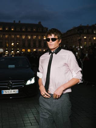 Jordan Barrett at the Tom Ford Spring Summer 2027 Women’s Ready-to-Wear Collection fashion show during Paris Fashion Week (PFW) on September 30, 2026. Sam Delpech, Bestimage. Celebrities at the Tom Ford Spring Summer 2027 Women’s’s Ready-to-Wear Collection at Paris Fashion Week (PFW) on September 30, 2026, Paris, France  Copyright: xSamxDelpechx xBestimagexSamxDelpechx xBestimagex