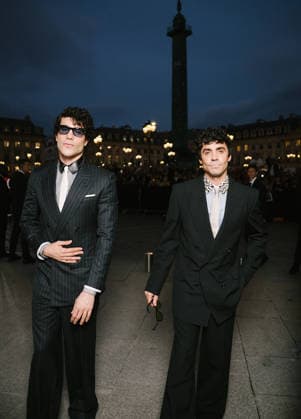 Javier Ambrosi and Javier Calvo at the Tom Ford Spring Summer 2027 Women’s Ready-to-Wear Collection fashion show during Paris Fashion Week (PFW) on September 30, 2026. Sam Delpech, Bestimage. Celebrities at the Tom Ford Spring Summer 2027 Women’s Ready-to-Wear Collection at Paris Fashion Week (PFW) on September 30, 2026, Paris, France  Copyright: xSamxDelpechx xBestimagexSamxDelpechx xBestimagex