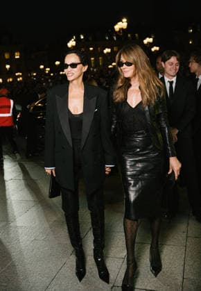 Carla Bruni Sarkozy and Farida Khelfa at the Tom Ford Spring Summer 2027 Women’s Ready-to-Wear Collection fashion show during Paris Fashion Week (PFW) on September 30, 2026. Sam Delpech, Bestimage. Celebrities at the Tom Ford Spring Summer 2027 Women’s’s Ready-to-Wear Collection at Paris Fashion Week (PFW) on September 30, 2026, Paris, France  Copyright: xSamxDelpechx xBestimagexSamxDelpechx xBestimagex