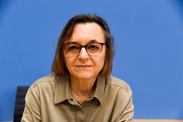 ABB BPK Carmen Scheibenbogen, a German hematologist-oncologist and professor of immunology at Berlin’s Charité. Topic: Presentation on post-infectious diseases—care, research, and prevention, using Long COVID as an example—at the BPK Federal Press Conference in Berlin on October 1, 2026, Berlin, Germany