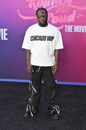 Fya Man at the world premiere of the movie *Rolling Loud The Movie* at the United Artists Theatre in Los Angeles, September 30, 2026 Foto:xD.xStarbuckx xFuturexImagex loud_6888