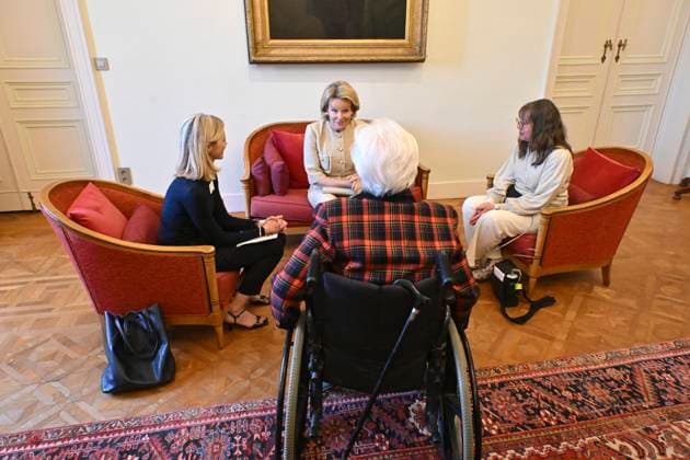 Symposium Of Her Majesty The Queen BRUSSELS, BELGIUM - OCTOBER 1 : Queen Mathilde opens the third Symposium of Her Majesty the Queen at the Palace of the Academies in Brussels. This edition will focus on the impact of artificial intelligence (AI) on healthcare professions. During the symposium, the Queen will speak with patients who have received AI-assisted treatment. As a protective honorary member of the Royal Academies of Medicine of Belgium, the Queen will also deliver the opening address at the symposium..on October 01, 2026 in Brussels, Belgium, 01 10 2026 Brussels Belgium  Copyright: xBertxVanxDenxBrouckex