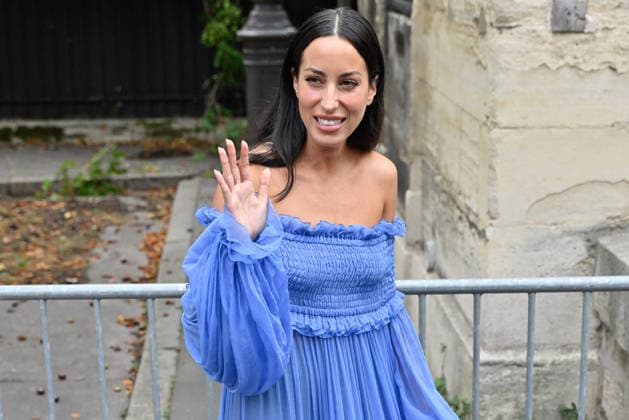 PFW Chloe Outside Arrivals JR Ines de Ramon arriving at the Chloe show during Paris Fashion Week, in Paris, France on 1 October 2026. Photo by Julien Reynaud APS-Medias ABACAPRESS.COM Paris France  Copyright: xReynaudxJulien APS-Medias ABACAx