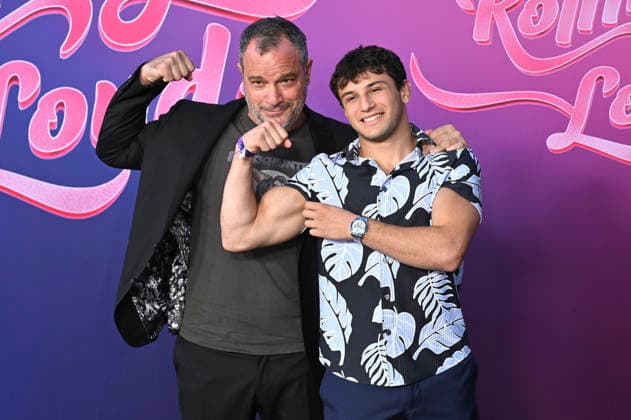 Jeremy Garelick with his son Zion Garelick at the world premiere of the movie *Rolling Loud The Movie* at the United Artists Theatre in Los Angeles, September 30, 2026 Foto:xD.xStarbuckx xFuturexImagex loud_6928