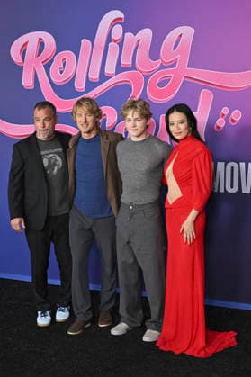 Jeremy Garelick, Owen Wilson, Christian Convery, and Christine Ko at the world premiere of the film *Rolling Loud The Movie* at the United Artists Theatre in Los Angeles, September 30, 2026 Foto:xD.xStarbuckx xFuturexImagex loud_6987