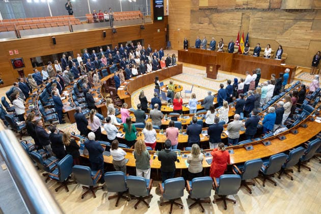 Housing Takes Center Stage at This Thursday’s Plenary Session of the Assembly, Marked by Maricarmen, the Protest Camp, and the Royal Decrees Plenary Session of the Madrid Assembly, October 1, 2026, in Madrid, Spain Housing takes center stage at this Thursday’s plenary session, October 1, in the Madrid Assembly, marked by the eviction of 87-year-old Maricarmen last week, which has led to social unrest, including a protest camp at Puerta del Sol that has caused a new clash between the Government Delegation, City Hall, and the Regional Government, in addition to the push for two royal decrees, the ratification of which Congress will vote on Friday, October 1, 2026. Jesús Hellí, Madrid, Madrid, Spain Copyright: xJesusxHellinx 7812169