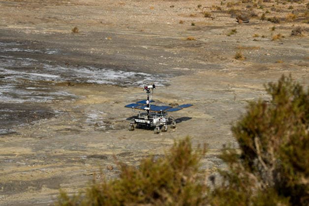 ESA Tests the Charlie Mars Rover from the ExoMars Rosalind Franklin Mission in Tabernas Images of the Charlie Mars rover in the Tabernas Desert October 1, 2026, in Tabernas, Almería, Andalusia, Spain The European Space Agency (ESA) is conducting field tests of the Charlie Mars rover in Tabernas, Almería, with the goal of testing technologies and operations that will be relevant to the ExoMars Rosalind Franklin mission, designed to explore the surface of Mars October 1, 2026 Marian Leó Almería, Andalusia Almería, Andalusia Spain Copyright: xMarianxLeonx 7812241
