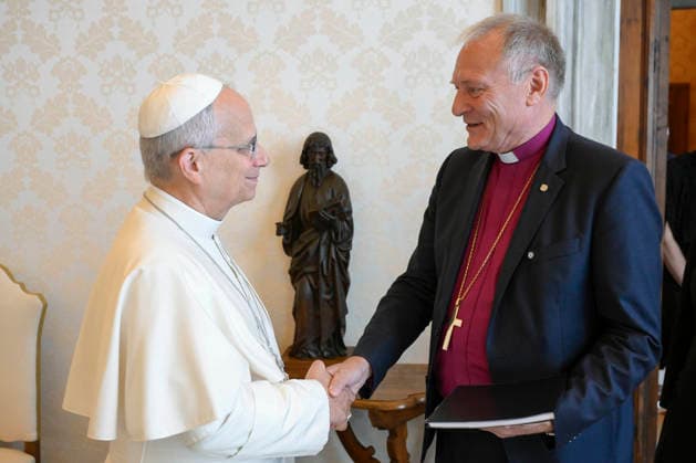 ITALY - PRIVATE AUDIENCE - VATICAN-2026 10 1 Italy, Rome, Vatican, 2026 10 1 Pope Leo XIV receives a delegation from the Lutheran World Federation in a private audience at The Vatican . EDITORIAL USE ONLY - NO BOOKS Copyright: xVATICANxMEDIA xCatholicxPressxPhotox