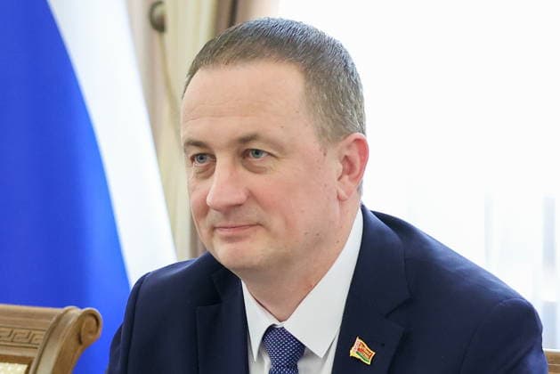 BELARUS, MINSK - OCTOBER 1, 2026: Belarus Prime Minister Alexandr Turchin attends a meeting of the Council of Ministers of the Union State of Russia and Belarus at the House of the Belarusian Government. Alexander Ryumin TASS  98617495