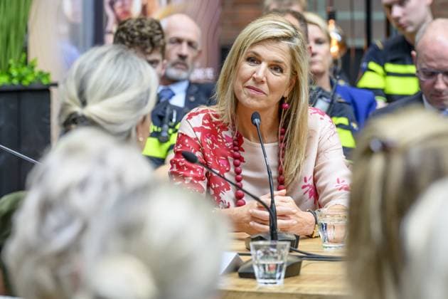Apeldoorn, The Netherlands, 2026-10-01 14:16:33 APELDOORN, 01-10-2026, Police Academy. Queen Maxima visits the Police Academy in Apeldoorn in the context of financially sound employership. With over 67,000 employees, the National Police is one of the largest employers in the Netherlands and a member of the Foundation for Financially Healthy Netherlands (SFGN). Queen Maxima is honorary chair of this foundation. PHOTO: NLBeeld Patrick van Emst Credit: NL Beeld Patrick van Emst  Copyright: xx x