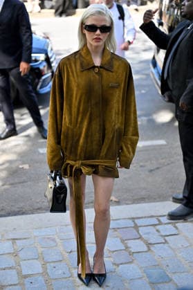 PFW Balenciaga Outside Arrivals JR Hayes Warner arriving at the Balenciaga show during Paris Fashion Week, in Paris, France on 1 October 2026. Photo by Julien Reynaud APS-Medias ABACAPRESS.COM Paris France  Copyright: xReynaudxJulien APS-Medias ABACAx