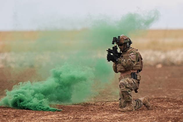 TEKNOFEST Southeast in Turkiye s Sanliurfa SANLIURFA, TURKIYE - OCTOBER 01: Teams of speacial forces execute a demonstration on the second day of the TEKNOFEST aviation, space, and technology festival at Sanliurfa GAP Airport in Sanliurfa, Turkiye, on October 01, 2026. Adem Kutucu Anadolu Sanliurfa Turkey. Editorial use only. Please get in touch for any other usage.  Copyright: x2026xAnadoluxAdemxKutucux