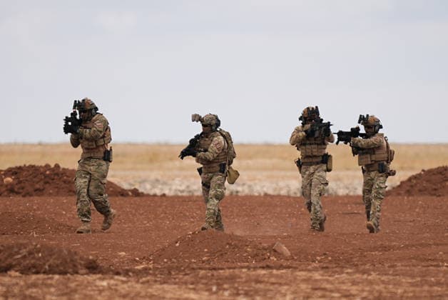TEKNOFEST Southeast in Turkiye s Sanliurfa SANLIURFA, TURKIYE - OCTOBER 01: Teams of speacial forces execute a demonstration on the second day of the TEKNOFEST aviation, space, and technology festival at Sanliurfa GAP Airport in Sanliurfa, Turkiye, on October 01, 2026. Adem Kutucu Anadolu Sanliurfa Turkey. Editorial use only. Please get in touch for any other usage.  Copyright: x2026xAnadoluxAdemxKutucux