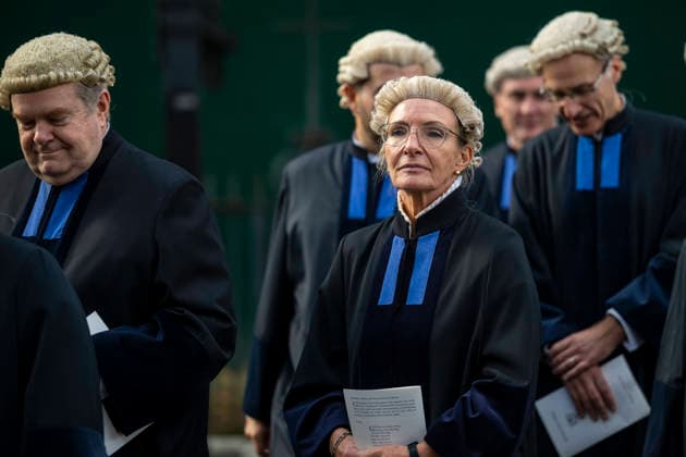 October 1, 2026, London, London, UK: LONDON, UK. Members of the legal profession mark the start of the legal year with a religious service in Westminster Abbey followed by a reception at the Westminster Abbey, hosted by the Lord Chancellor. The custom dates back to the Middle Ages when the High Court was held in Westminster Hall and judges would walk over to Westminster Abbey for the service. London UK  - ZUMAl94_ 20261001_zaf_l94_025 Copyright: xStephenxChungx